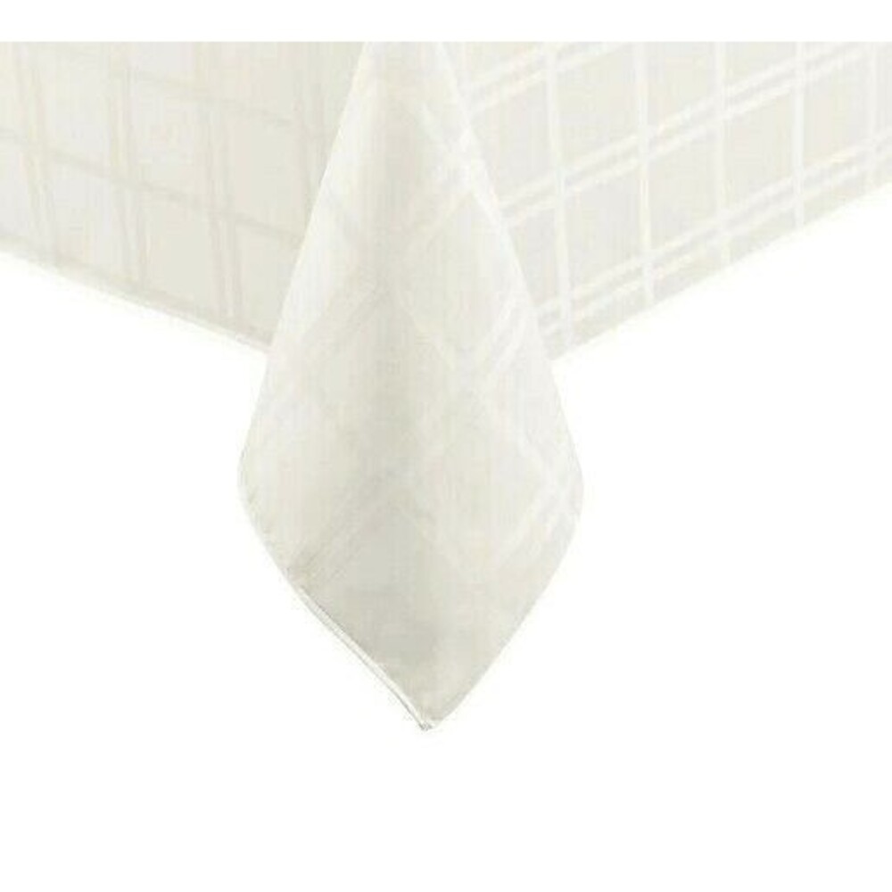 Origins Tablecloth Cloth Fabric Bone Ivory 60x102 Oval Spill Proof Summer